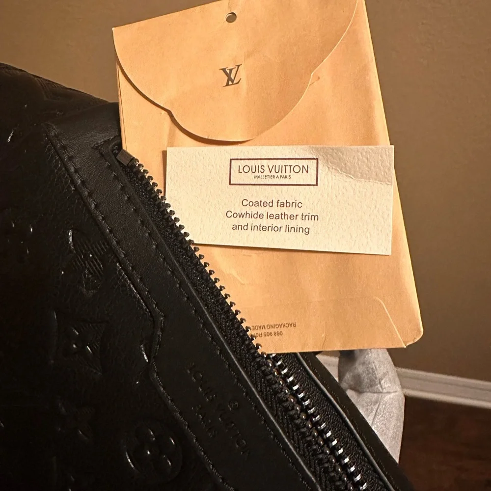 Louis Vuitton Monogram Black Leather Getaway Backpack - Picture 11 of 12